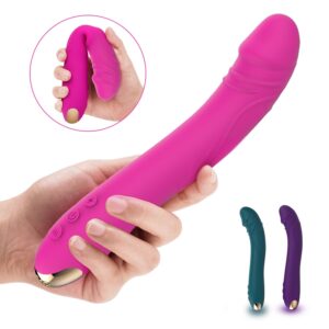 Lengthened Dildo Vibrator for Women Vagina Clitoris