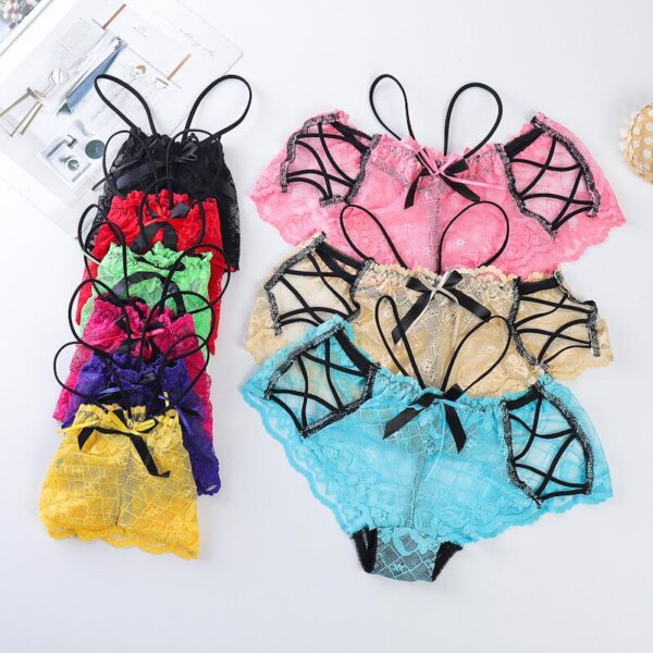 high waist sexy lace hollow out panties 9 colours