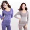 ladies body shaped slim thermal winter long johns