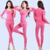 ladies body shaped slim thermal winter long johns