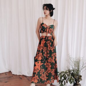 Couple Retro Swimsuit Set