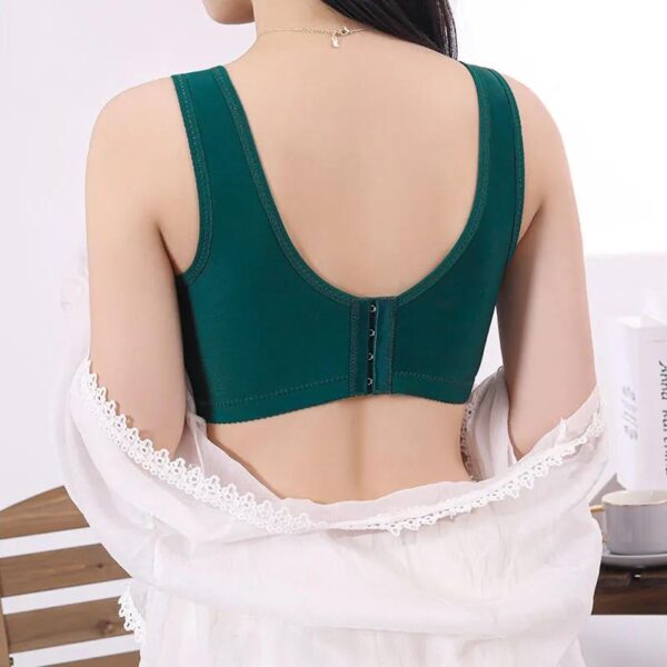 lace trim push-up see-through backless ladies bra