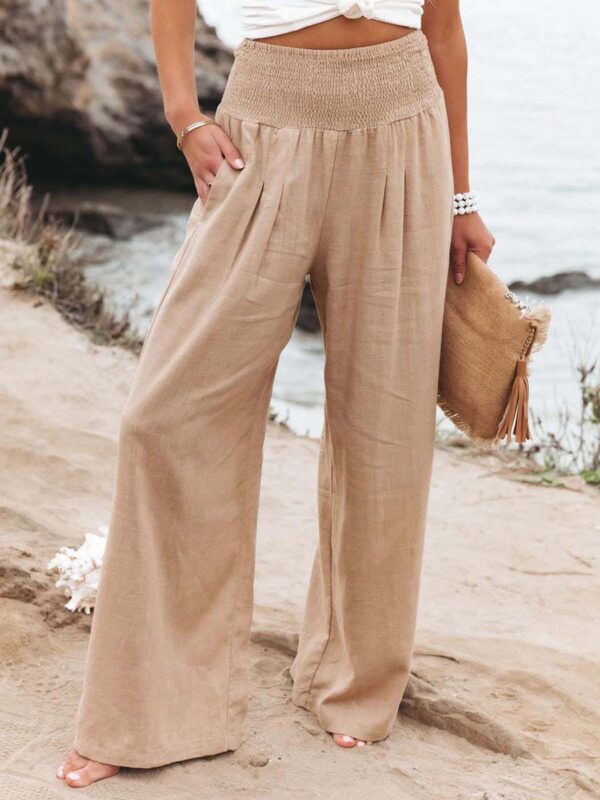 wide leg casual loose pants for women