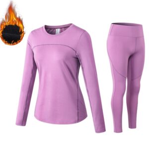 Thermal Winter Fleece Elastic Sports Long Johns Sets
