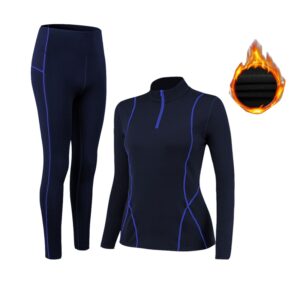 Women’s High-Collar Winter Thermal Underwear Sets
