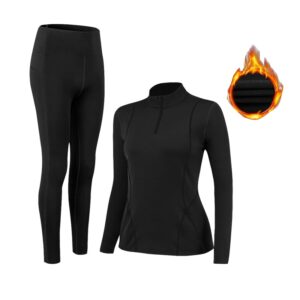 Women’s High-Collar Winter Thermal Underwear Sets