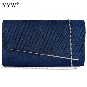 Clutch Evening Bag with Chain for Women