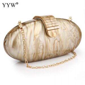 Women’s Acrylic Cute Oval Evening Bag