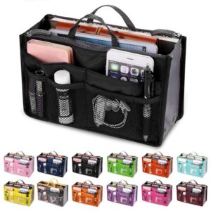 Nylon Organiser Travel Handbag