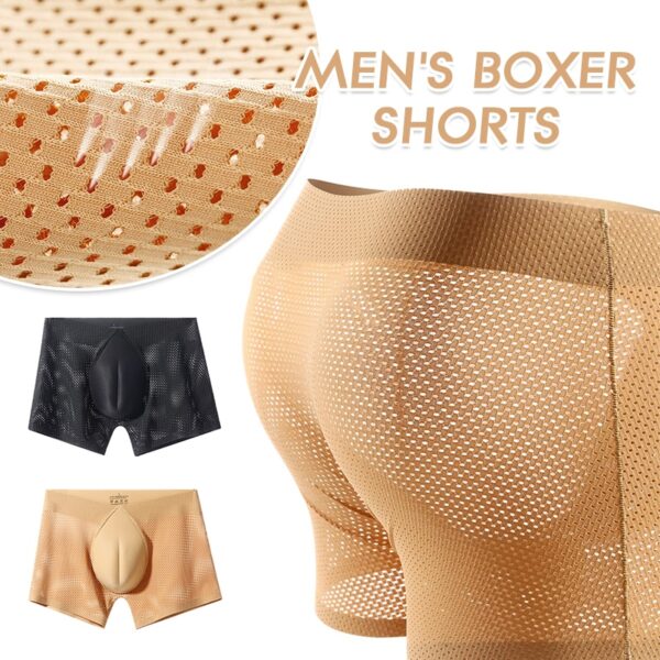 skin colour crossdresser camel toe boxer underwear for men