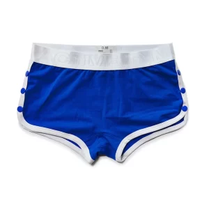 Men’s Ropa Interior Side Button Solid Boxers/Briefs