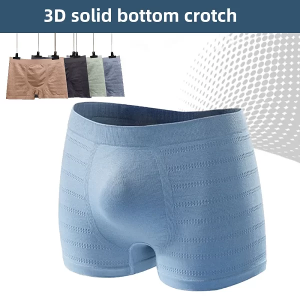 men's organic cotton seamless boxer underwear