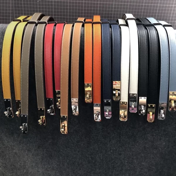women's 9 colours genuine cowskin leather belts