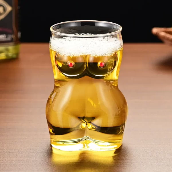 650ml Creative Sexy Lady Beer Glass with Breasts