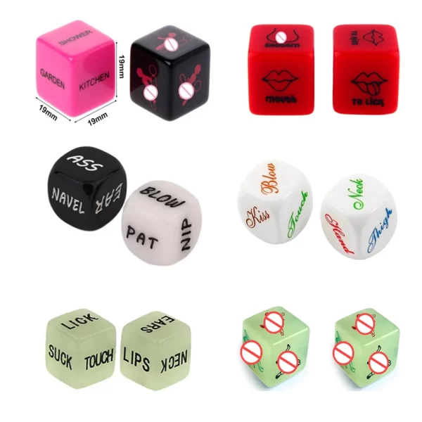 6 Side Funny Erotic Sex Dice Game