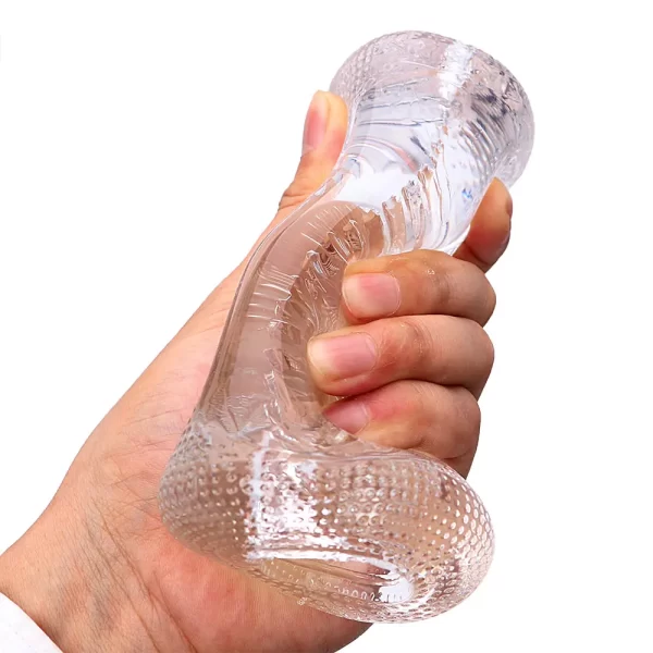 13cm Transparent Jelly Artificial Vaginal Male Masturbator