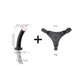 Female Strap-on Harness with Dildo Sex Toy