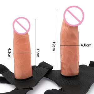 Wearable Hollow Penis/Dildo Strap-On with Harness Belt
