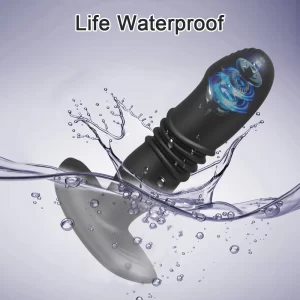 Unisex Telescopic Vibrating Anal Butt Plug