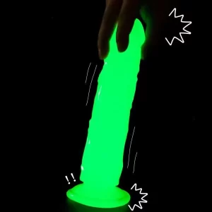 Realistic Penis Luminous Simulation Dildo with Suction Cup