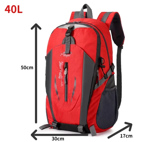 Unisex Outdoor Leisure Travel Sports Red Backpack
