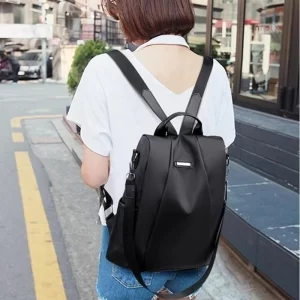 Nylon Casual Multifunction Backpack/Shoulder Bag