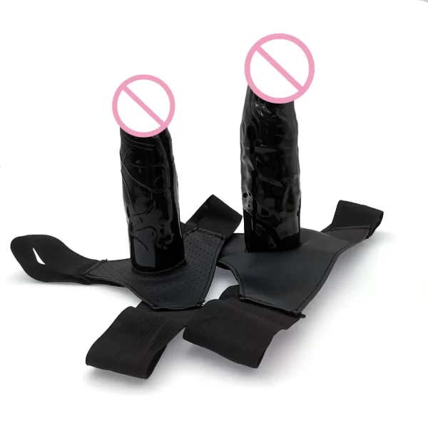 Wearable Hollow Penis/Dildo Strap-On with Harness Belt