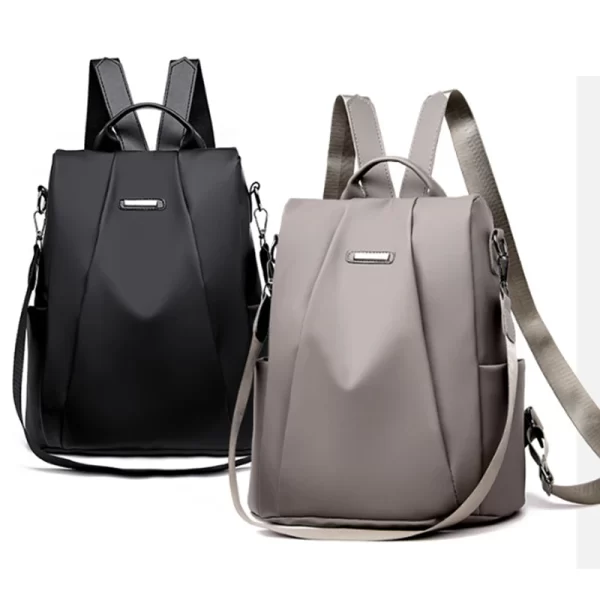 Women's Nylon Casual Multifunction Backpack/Shoulder Bag with Detachable Strap