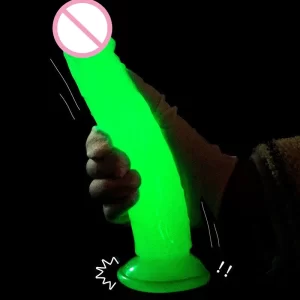 Realistic Penis Luminous Simulation Dildo with Suction Cup