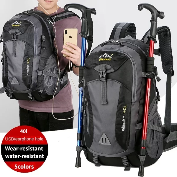 Unisex Waterproof Casual Outdoor Travel Backpack