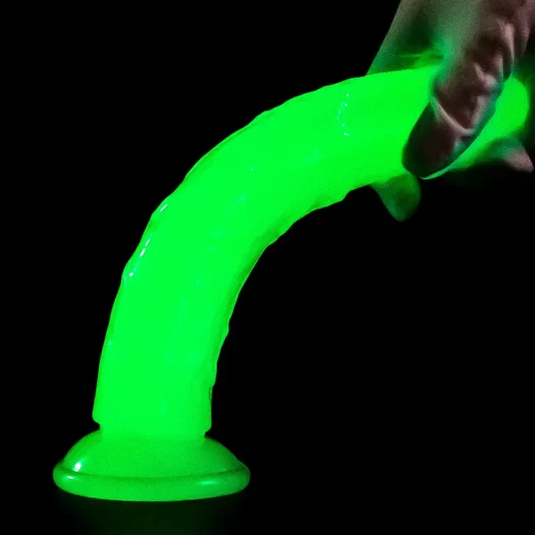 Realistic Penis Luminous Simulation Dildo with Suction Cup