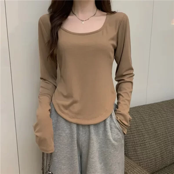 Women's Casual Long-Sleeve O-Neck T-Shirt