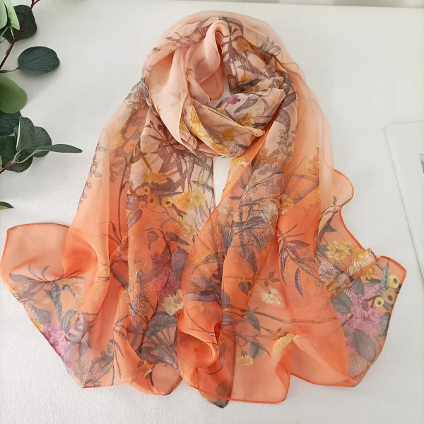 Women's Elegant Chiffon Georgette Bandana Scarf