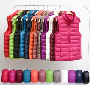 Women’s Windproof Ultra-Light Down Sleeveless Vest