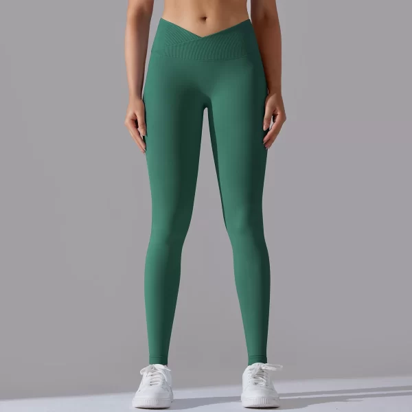 Women's Crossover Waist Yoga/Gym Leggings