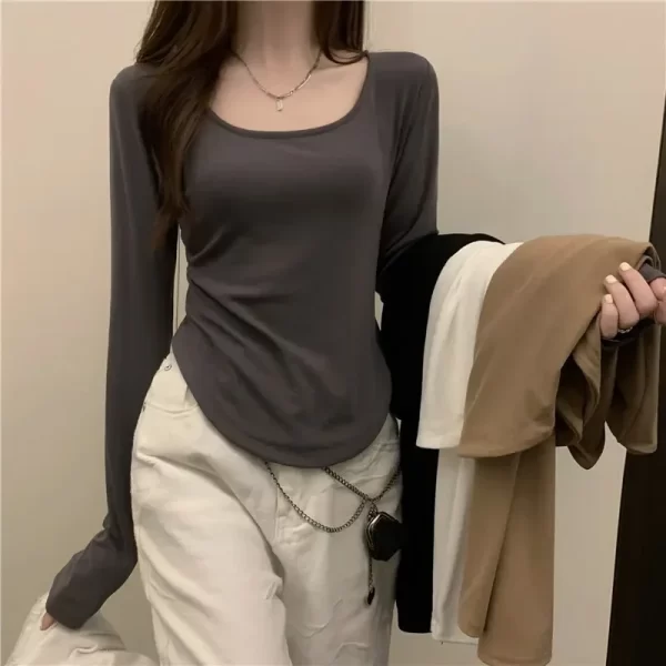 Women's Casual Long-Sleeve O-Neck T-Shirt