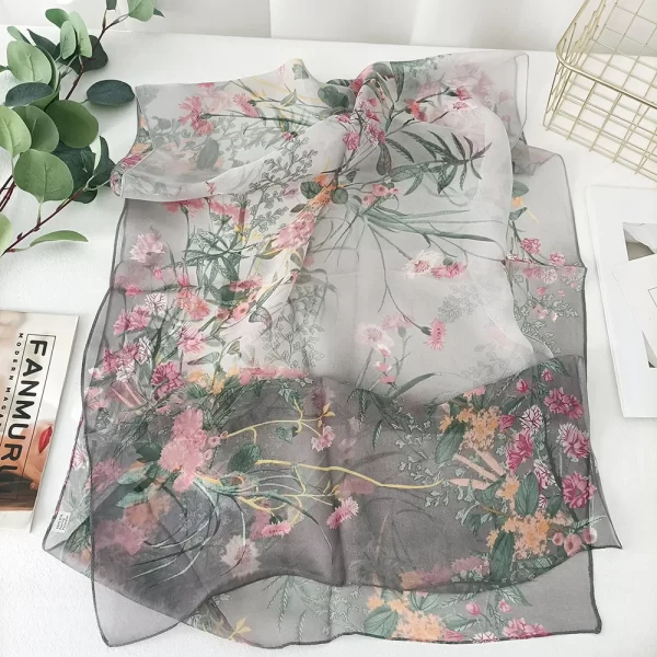 Women's Elegant Chiffon Georgette Bandana Scarf