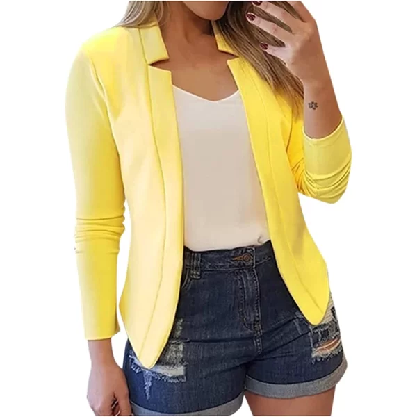 Women's Small Suit Solid Colour Jacket