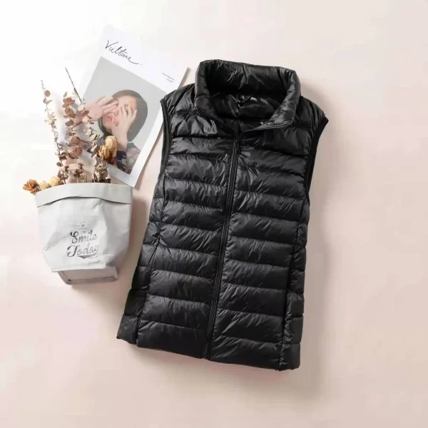 Women's Windproof Ultra-Light Down Sleeveless Vest