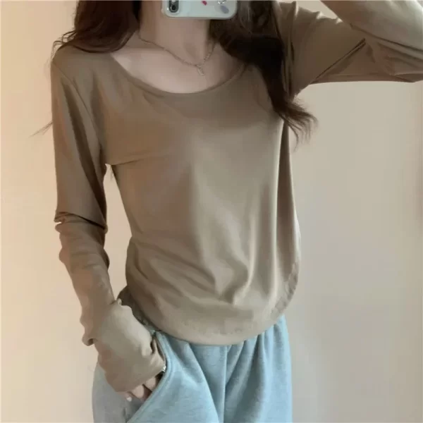 Women's Casual Long-Sleeve O-Neck T-Shirt