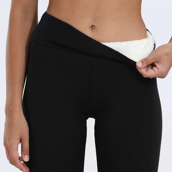 Women's Thick Fleece High-Waist Stretch Leggings