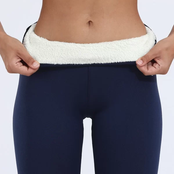 Women's Thick Fleece High-Waist Stretch Leggings