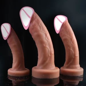 Big Glans Realistic Silicone Dildo Penis