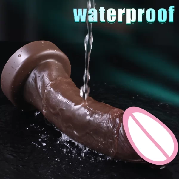 Soft Huge Glans Dildo Realistic Penis with Suction Cup