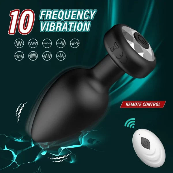 APP Wireless Control Anal Vibrator Butt Plug for Women/Men