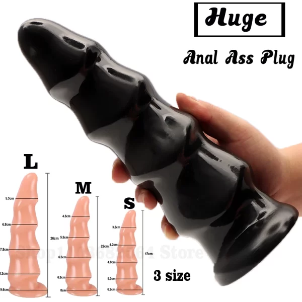 Anal Butt Plug for Prostate Massage or Vagina Masturbator