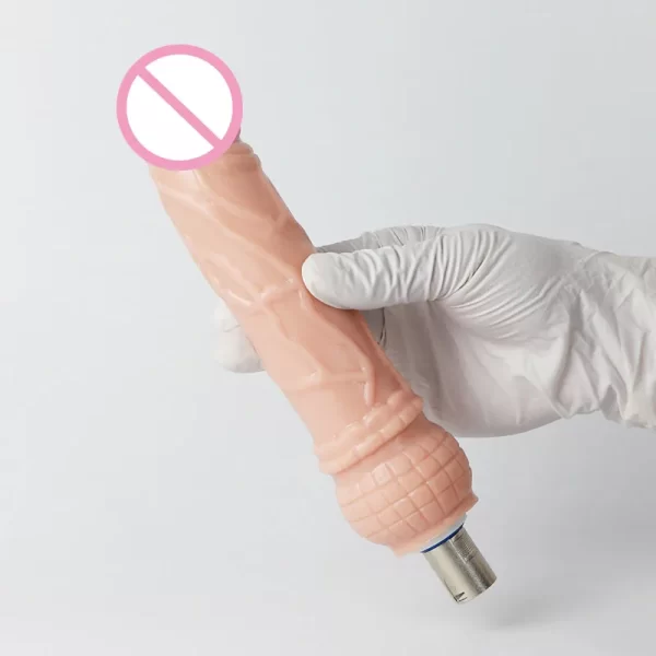 Realistic Vibration Dildos with 3XLR Connector for Sex Machine