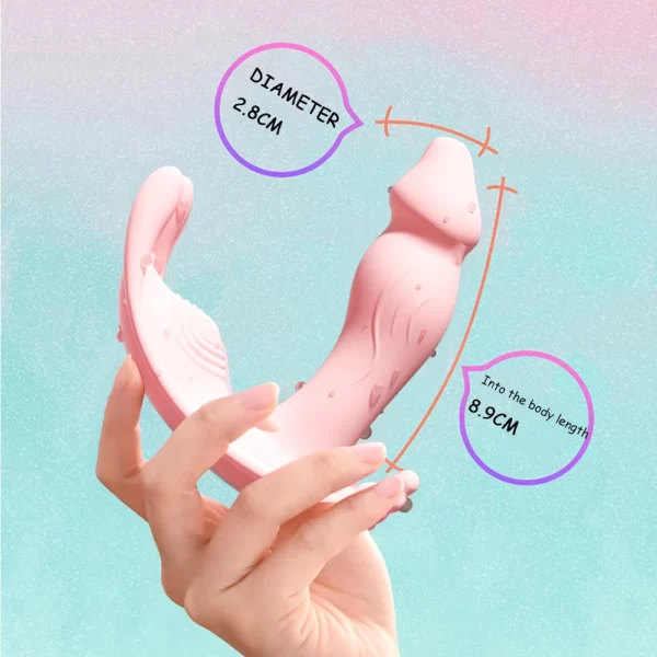 Remote Control Dildo Vibrator Panties for Women