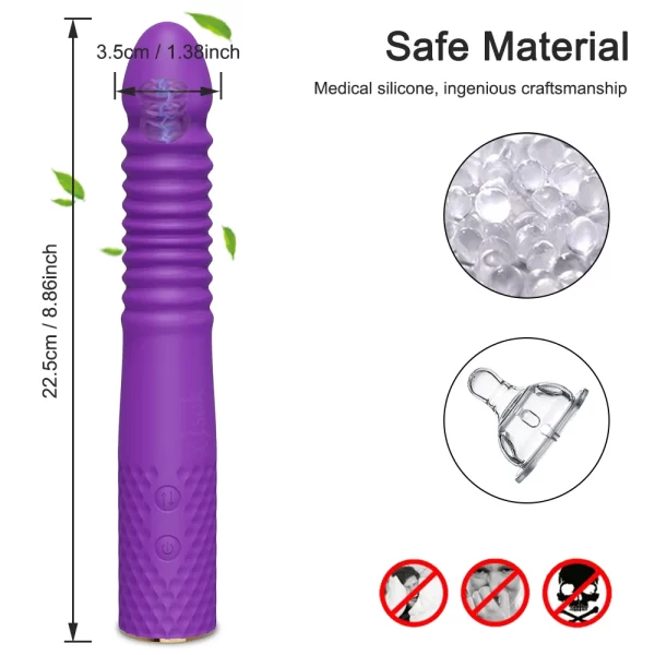 Unisex Telescopic Automatic Dildo Vibrator Sex Machine