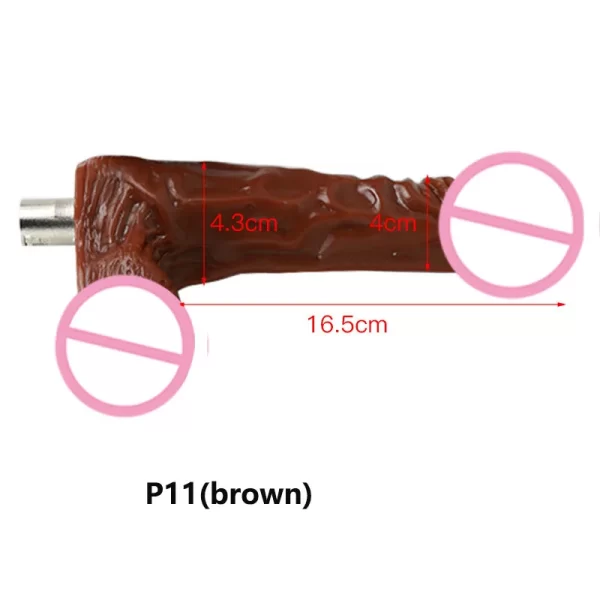 Dildo Attachments for Sex Machine with 3XLR Connectors